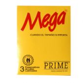 PRESERVATIVO PRIME MEGA X3 UNIDADES.