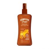 PROTECTOR SOLAR HAWAIIAN TROPIC ACEITE FACTOR 15 SPRAY 240ML.