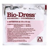 BIO DRESS APOSITO 10 CM X 10 CM 2 UNIDADES