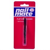 NAIL MATE PINZA DEPILAR NEGRA BLISTER