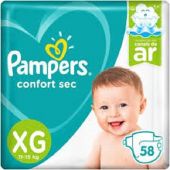 PAMPERS PAÑALES CONFORT SEC XG X58