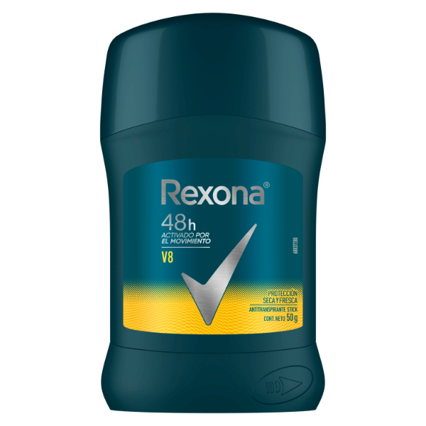 Antitranspirante En Barra Rexona Men V8 50 G