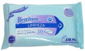 TOALLITAS HUMEDAS WETCLEAN MULTIUSO X10 UNIDADES.