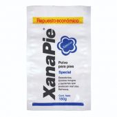 TALCO PEDICO XANAPIE AZUL BOLSA REPUESTO 180G