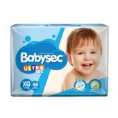 PAÑALES BABYSEC ULTRA XG 48 UNIDADES