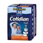 PAÑAL COTIDIAN PLUS TALLE GRANDE X36 UNIDADES
