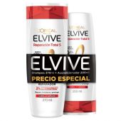 SHAMPOO ELVIVE 400 ML + ACONDICIONADOR RESTAURACION TOTAL 5 200 ML