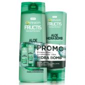 Shampoo Fructis Aloe Hydra Bomb 350 Ml + Acondicionador 200 Ml