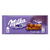 **MILKA TABLETA TRIPLE COCOA 90G