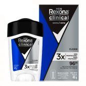 Antitranspirante En Crema Rexona Clinical Men Clean 48 G