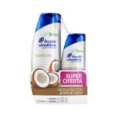 Shampoo Head & Shoulders 375 Ml + Shampoo Hidratación Coco 180 Ml