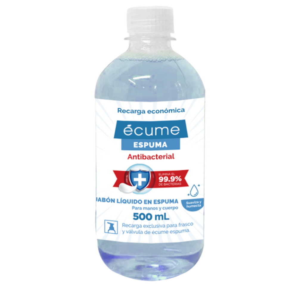 Repuesto De Jabón écume Espuma Antibacterial 500 Ml