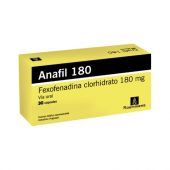 Anafil 180 Mg 30 Cápsulas