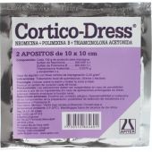 CORTICO DRESS APOSITO 10X10CM 2 UNIDADES