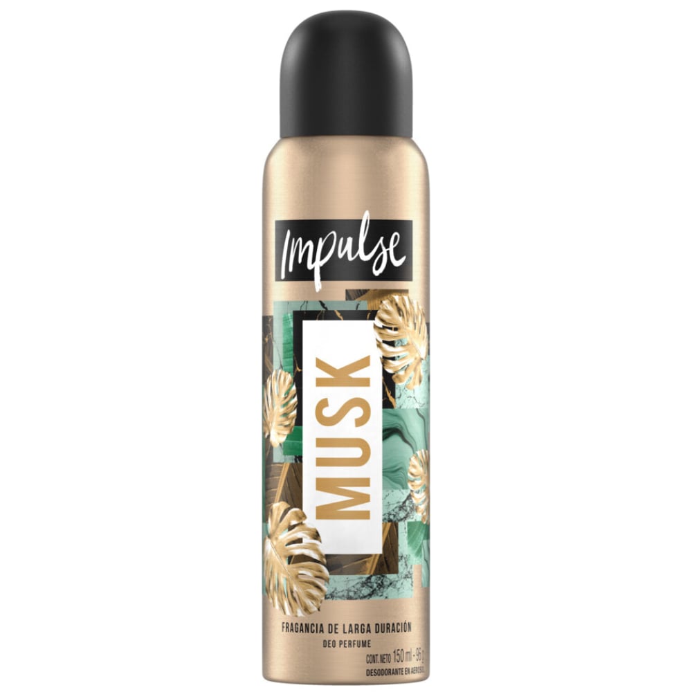 Desodorante En Aerosol Impulse Musk 150 Ml