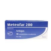 METEOFAR 200 MG 10 COMPRIMIDOS