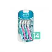 Afeitadora Gillette Venus Simply Mujer Sensitive 4 Unidades 