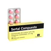 SERTAL COMPUESTO 20 COMPRIMIDOS