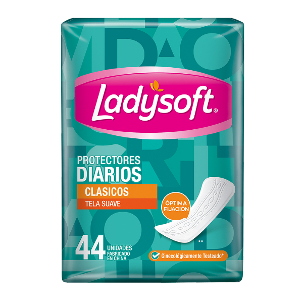 PROTECTORES DIARIOS LADYSOFT CLASICO X44 UNIDADES.