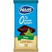 Tableta De Chocolate Con Menta Haas 0% Azúcar 150 G