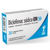 DICLOFENAC SODICO ION 50MG 20 COMPRIMIDOS