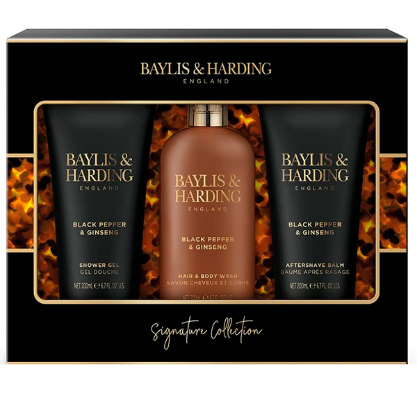 Set Baylis & Harding Signature Men's Black Pepper 3 Unidades