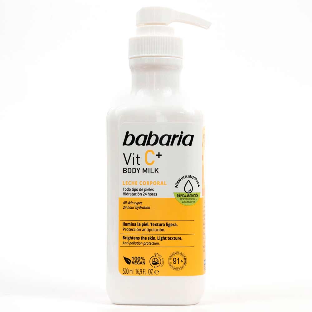 Crema Corporal Babaria Body Todo Tipo Piel Vitamina C+ 500 Ml