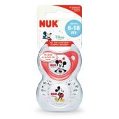 Chupete Nuk De Silicona Minnie Mouse 6 A 18 Meses