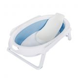 Bañera Carestino Plegable Con Soporte Celeste