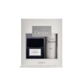 Perfume Desire Grey For Men Edt 50 Ml + Desodorante En Aerosol 150 Ml