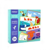 Puzzle Tangram De Madera Aprendiendo Geo