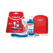 Kit Colgate Pasta De Dientes Enjuague Bucal Y Cepillo