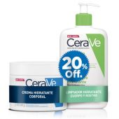 Pack Cerave Crema Hidratante Corporal 236ml + Gel Limpiador 236ml