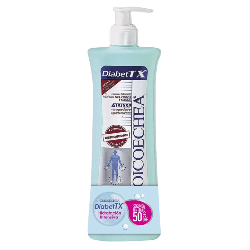 Crema Goicoechea Diabet Tx Corporal 2 Unidades 400 Ml