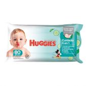 Toallitas Húmedas Huggies Cuidado 4 En 1 80 Unidades