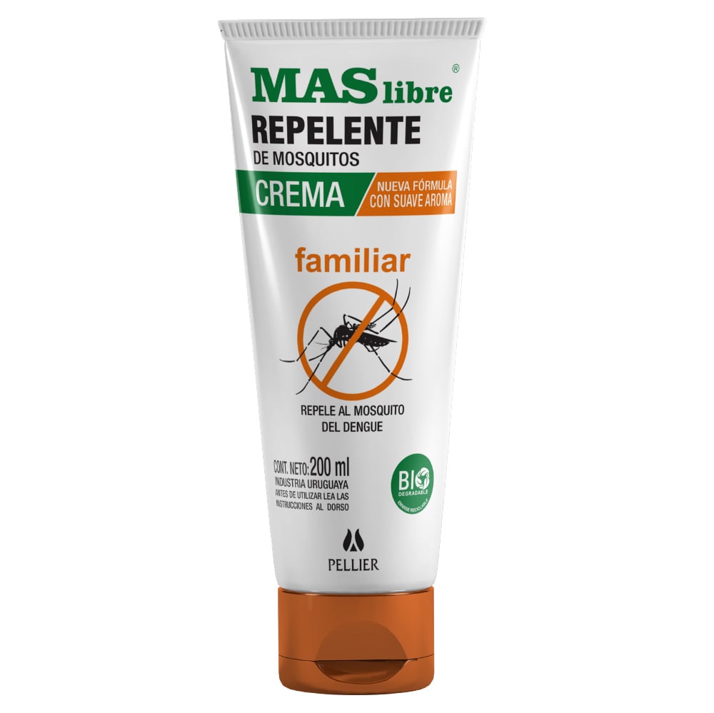 Repelente En Crema Más Libre 200 Ml