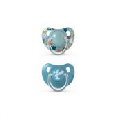 Chupete Suavinex Anatomico Silicona Azul 0-6 Meses 2 Unidades