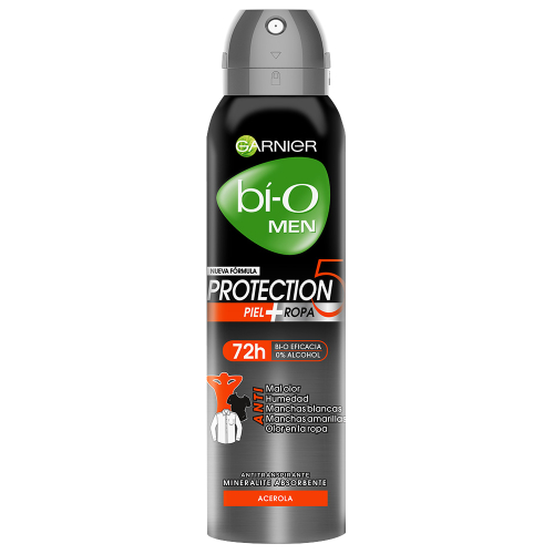 DESODORANTE EN AEROSOL BI-O MINERAL PROTECCIÓN 5 MASCULINO