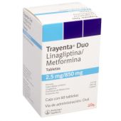 TRAYENTA DUO 2.5/850 MG 60 COMPRIMIDOS