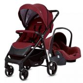 Coche Travel System Carestino Kiev Rojo