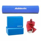 Athletic  Combo Yoga  Colchoneta 6mm + Ladrillo + Correa