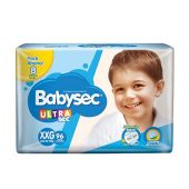 PAÑALES BABYSEC ULTRA SUPER XXG 96 UNIDADES