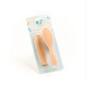 Set Rabbit De Cepillo Y Peine Color Rosado