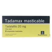 TADAMAX 20MG 2 COMPRIMIDOS MASTICABLES