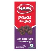 PASAS CON CHOCOLATE HAAS 70GRS