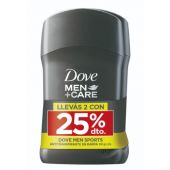 Antitranspirante En Barra Dove Men Sport 50 G 2 Unidades