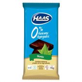 CHOCOLATE HAAS 0% TABLETA MENTA 70GRS