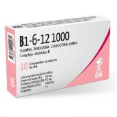 B1 B6 B12 1000 10 COMPRIMIDOS