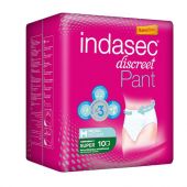 PAÑALES INDASEC PANT SUPER TALLE MEDIO X10 UNIDADES.
