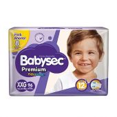 PAÑALES BABYSEC PREMIUM XXG 96 UNIDADES